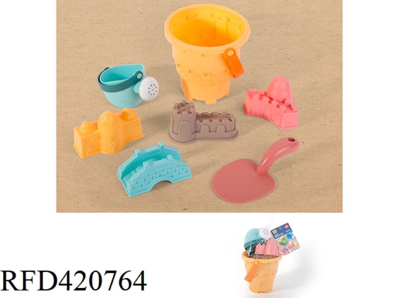 7-PIECE SOFT BEACH BUCKET