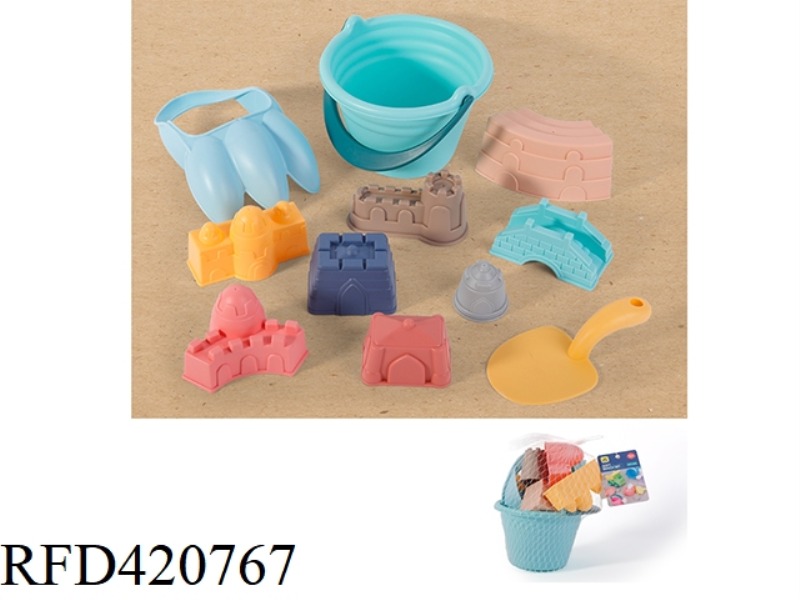 11-PIECE SOFT BEACH BUCKET