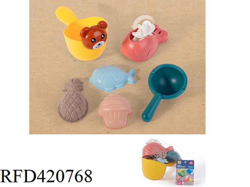 6-PIECE SOFT BEACH SCOOP