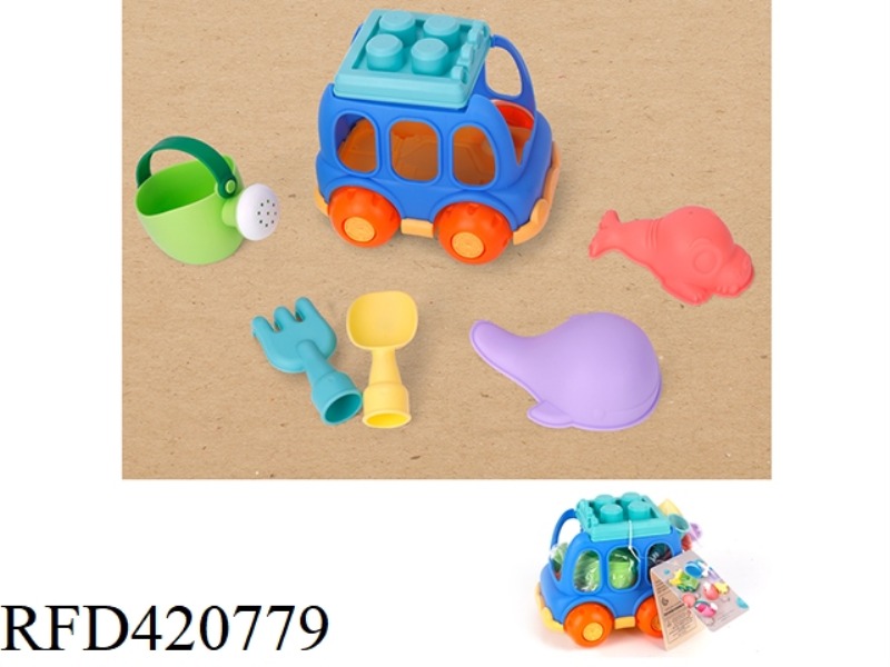 6-PIECE SOFT RUBBER CAR SET