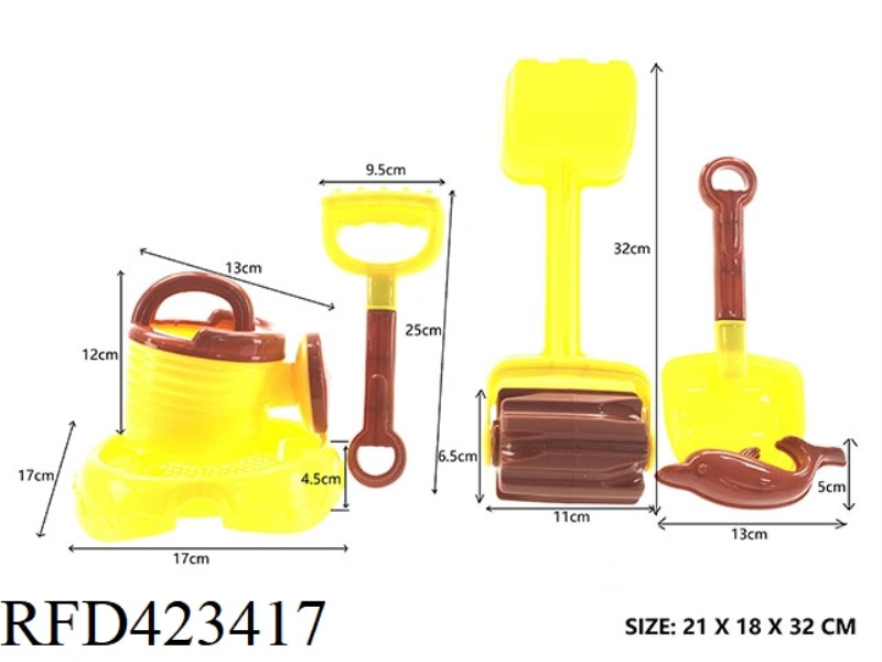6-PIECE SAND SHOVEL SET