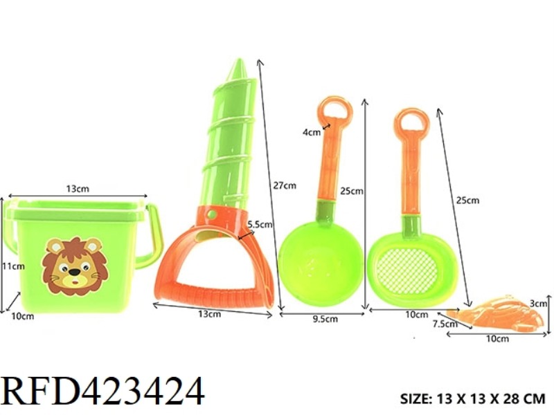 5-PIECE BEACH BUCKET SET