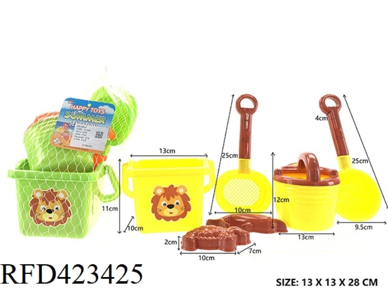 6-PIECE BEACH BUCKET