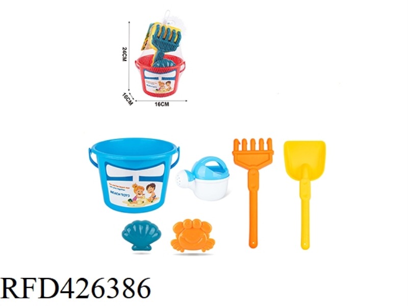 6-PIECE BEACH BUCKET