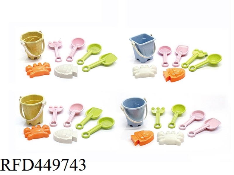 STRAW BEACH BUCKET COMBINATION