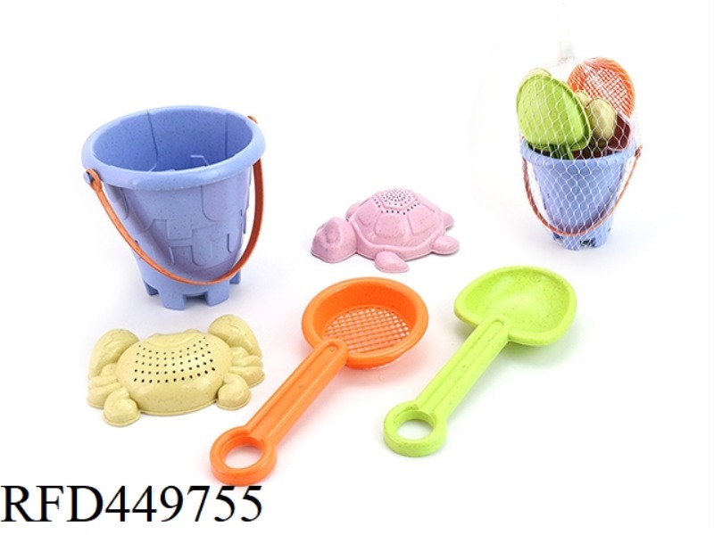 STRAW BEACH BUCKET COMBINATION