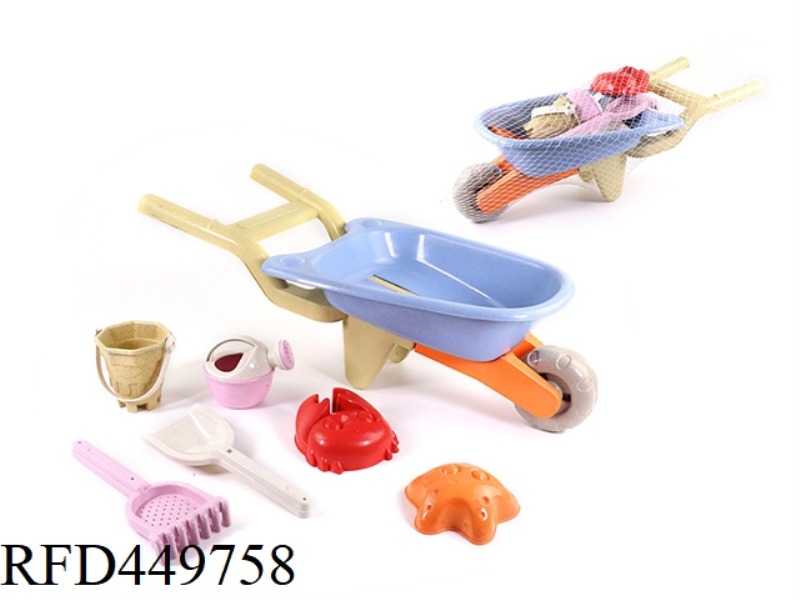 STRAW BEACH CART COMBINATION