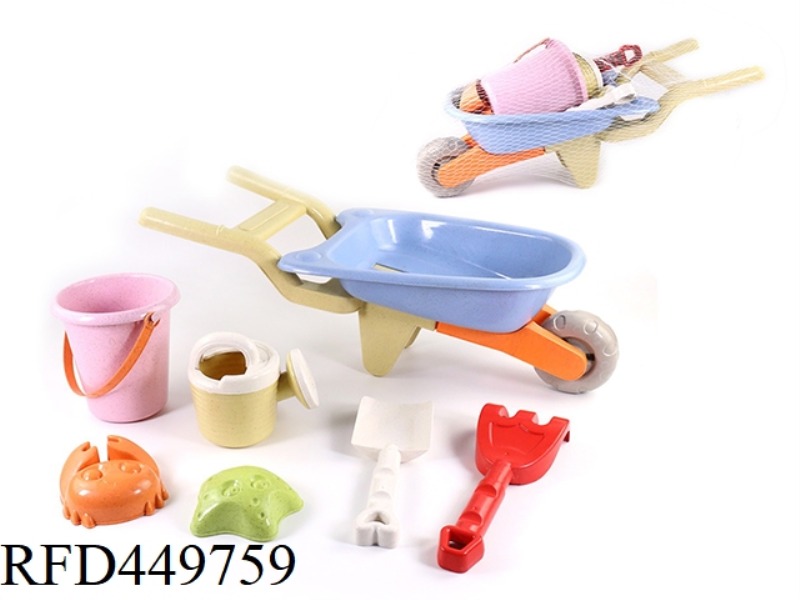 STRAW BEACH CART COMBINATION