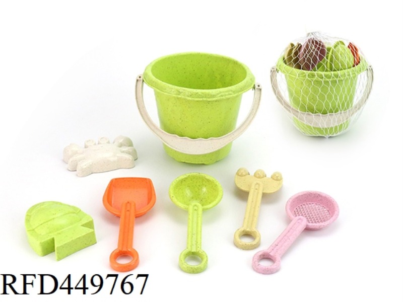 STRAW BEACH BUCKET COMBINATION