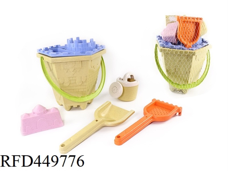 STRAW BEACH BUCKET COMBINATION