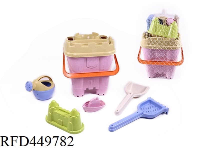 STRAW BEACH BUCKET COMBINATION