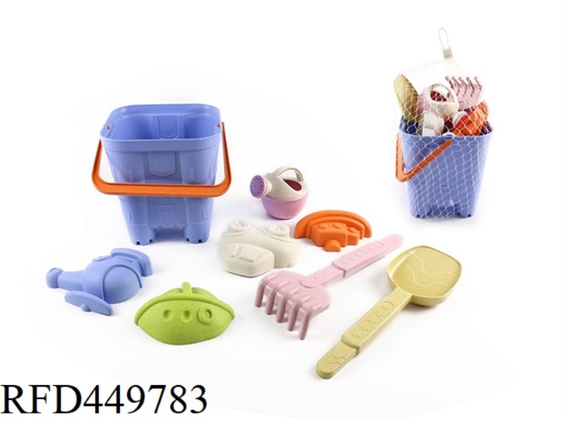 STRAW BEACH BUCKET COMBINATION