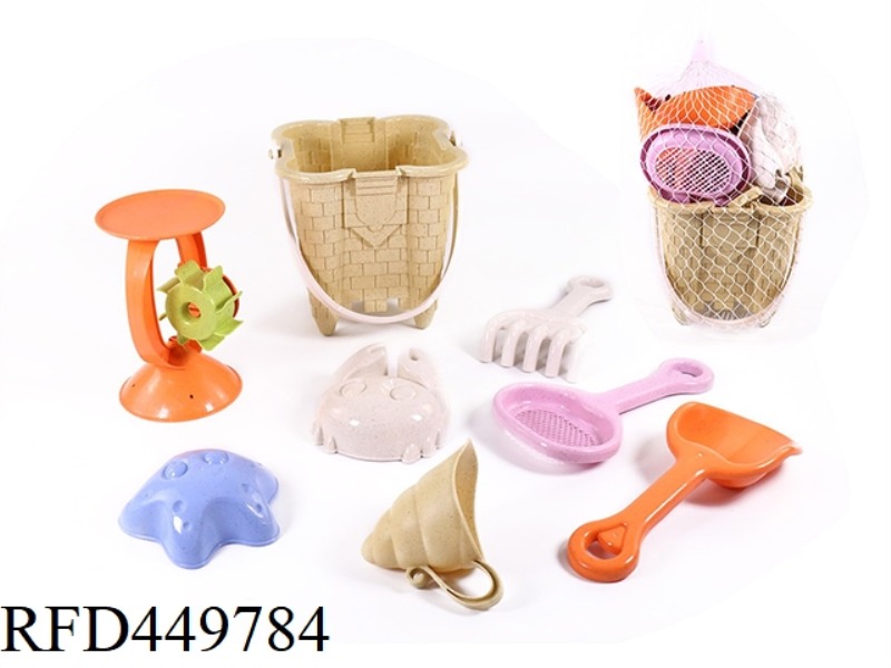 STRAW BEACH BUCKET COMBINATION