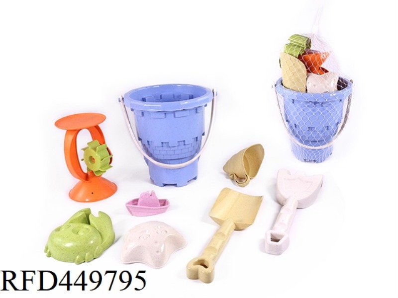 STRAW BEACH BUCKET COMBINATION