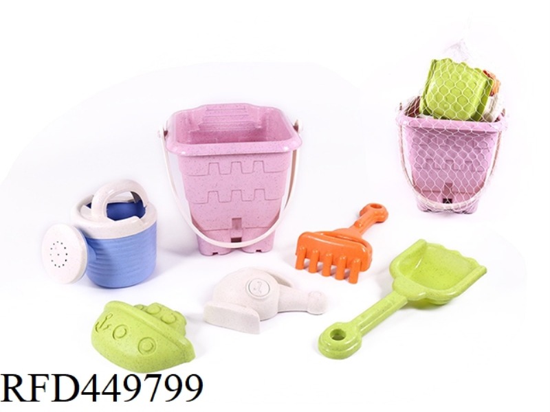 STRAW BEACH BUCKET COMBINATION