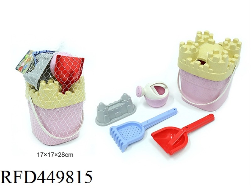 STRAW BEACH BUCKET COMBINATION