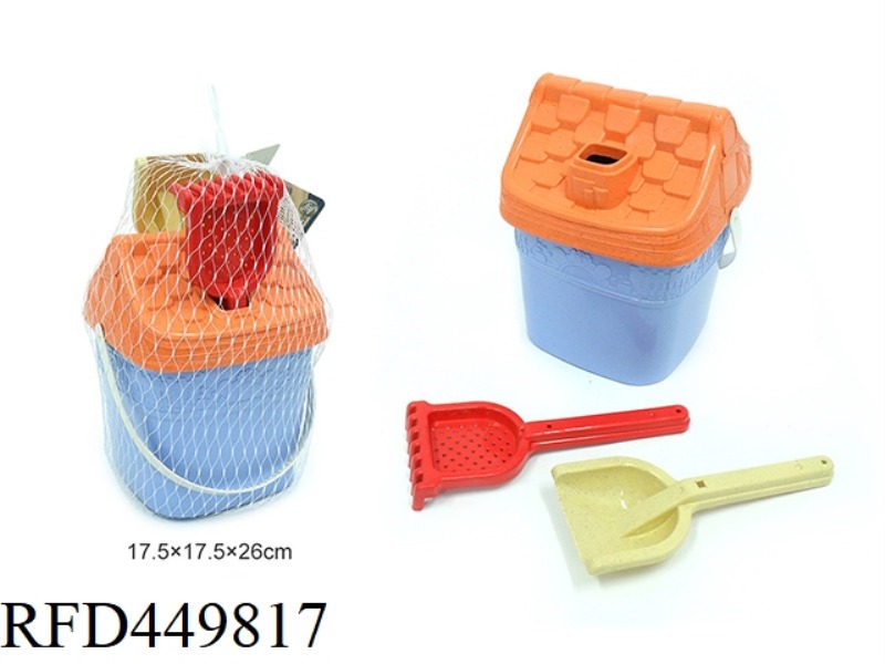 STRAW BEACH BUCKET COMBINATION