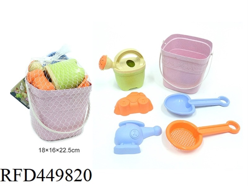 STRAW BEACH BUCKET COMBINATION