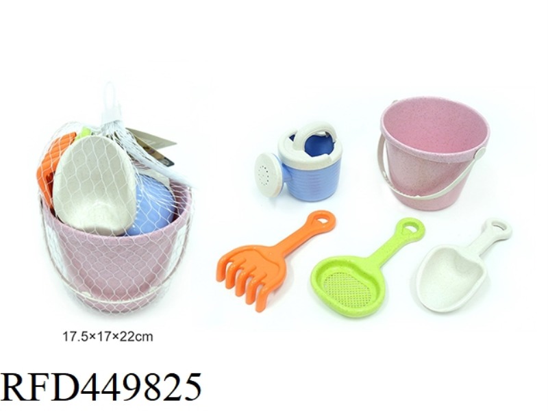 STRAW BEACH BUCKET COMBINATION