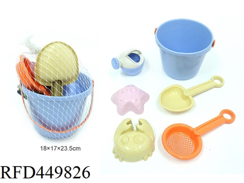 STRAW BEACH BUCKET COMBINATION