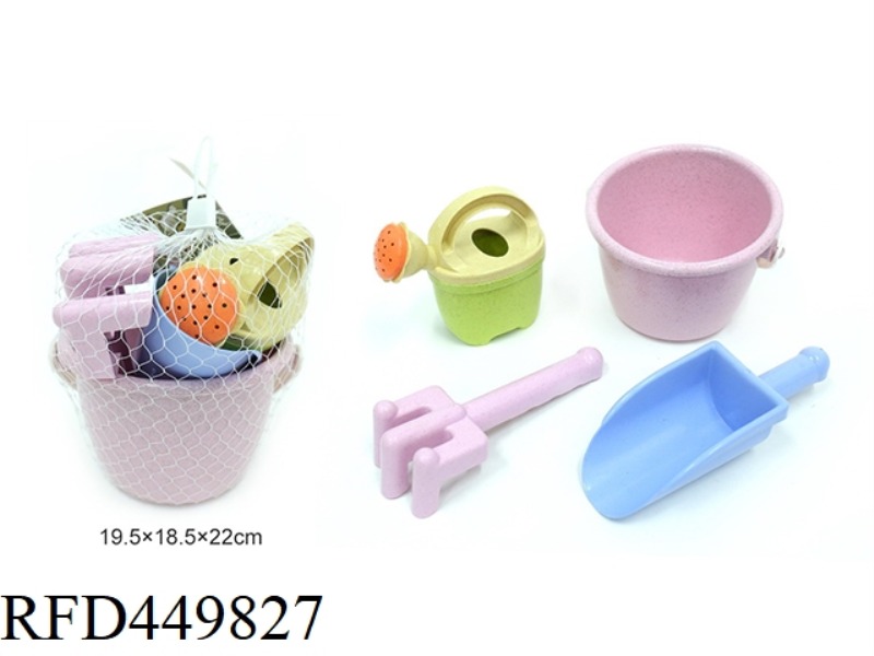 STRAW BEACH BUCKET COMBINATION
