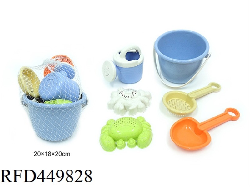 STRAW BEACH BUCKET COMBINATION