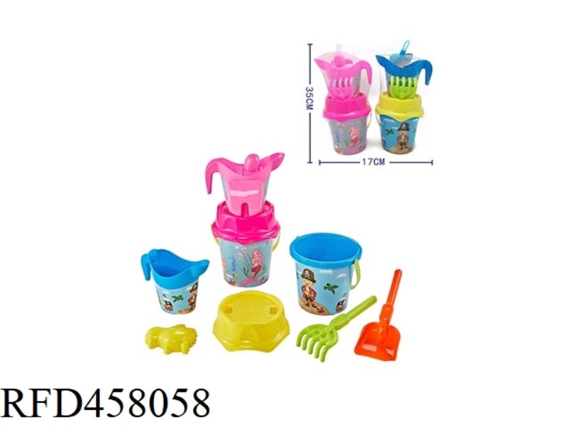 6-PIECE BEACH BUCKET