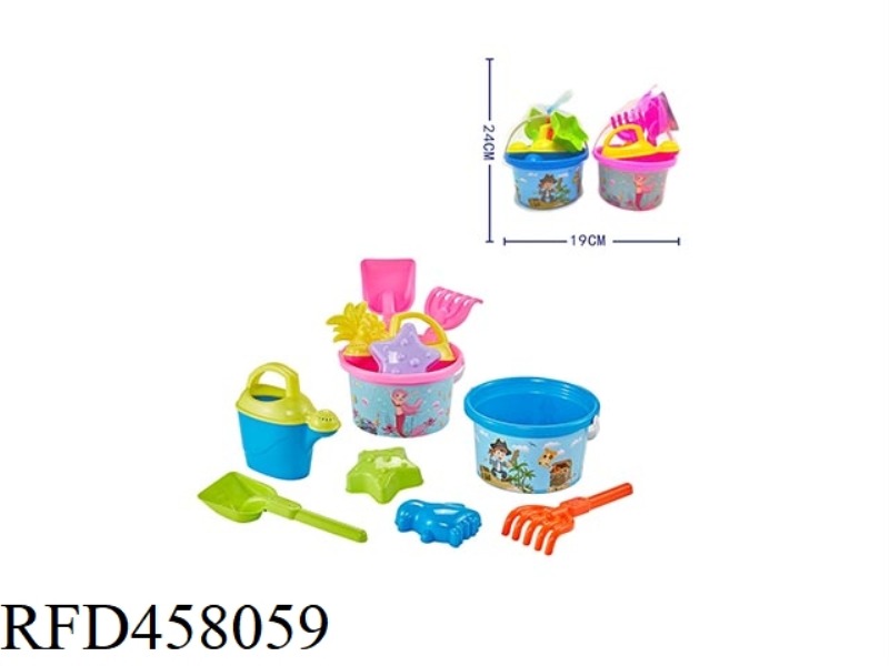6-PIECE BEACH BUCKET