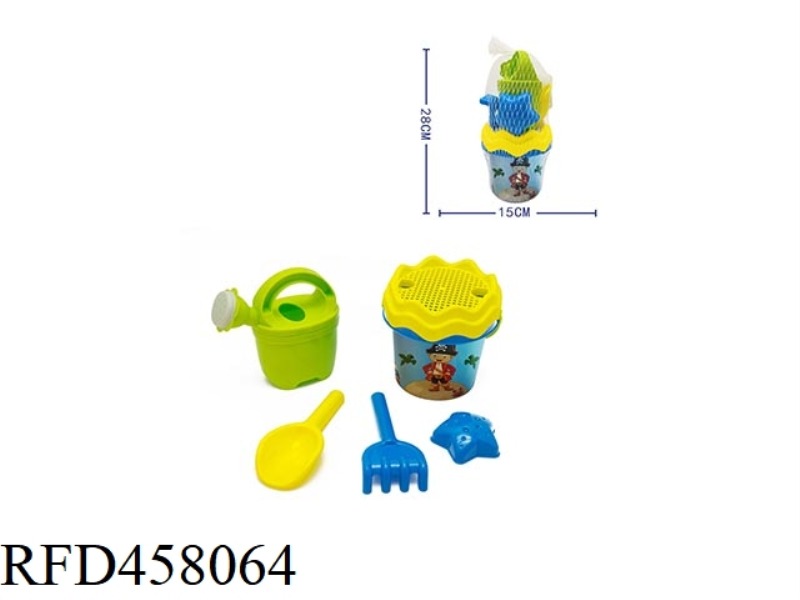 6-PIECE BEACH BUCKET
