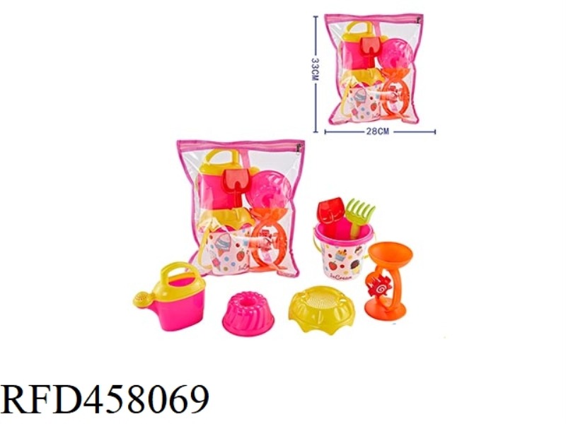 7-PIECE BEACH BUCKET SET