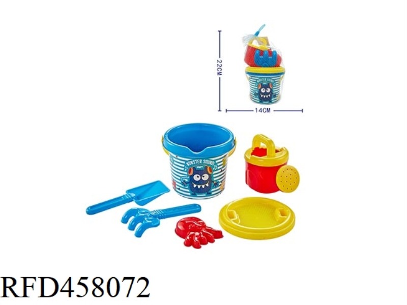 6-PIECE BEACH BUCKET SET