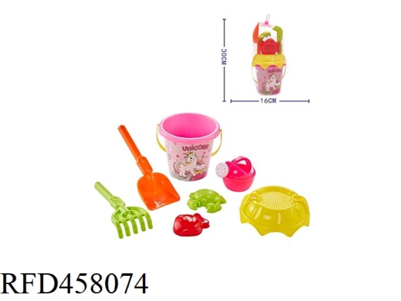7-PIECE BEACH BUCKET SET
