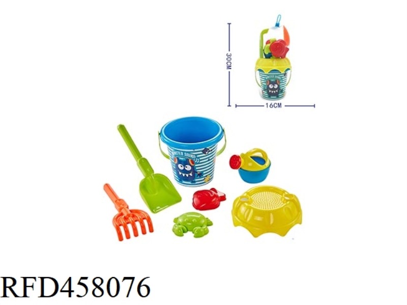 7-PIECE BEACH BUCKET SET