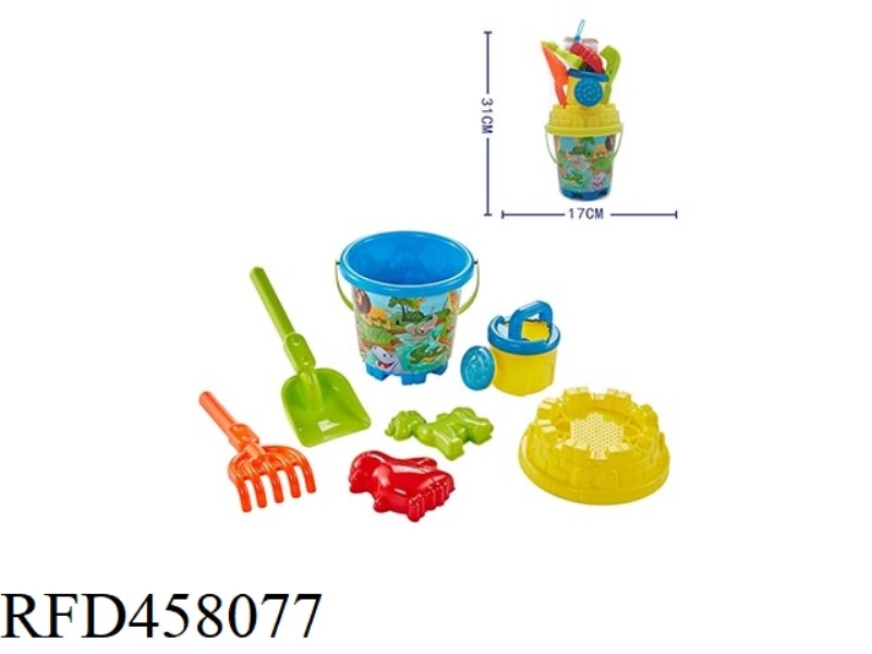 7-PIECE BEACH BUCKET SET