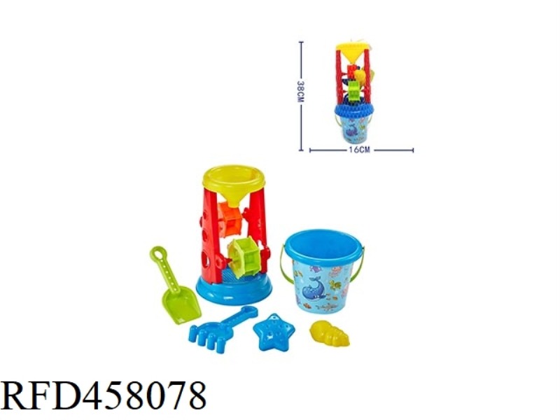 6-PIECE BEACH BUCKET SET