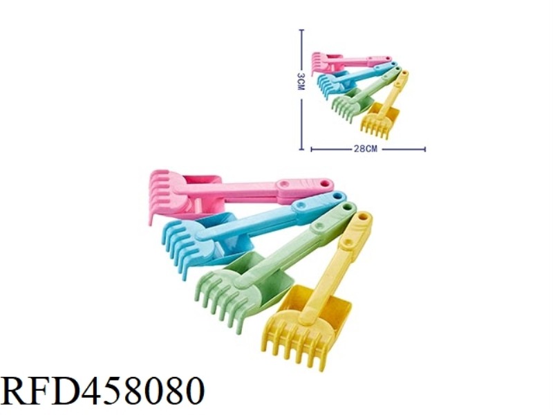 STRAW SHOVEL RAKE SET