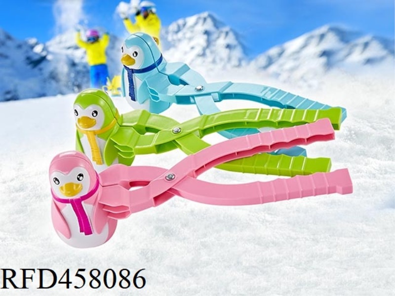 PENGUIN SNOW CLIP (ABS+ SPRAY PRINTING)