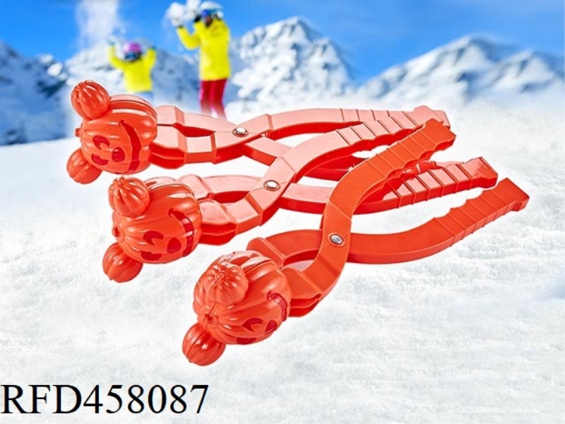 PUMPKIN SNOW CLIP (ABS+ SPRAY PRINTING)