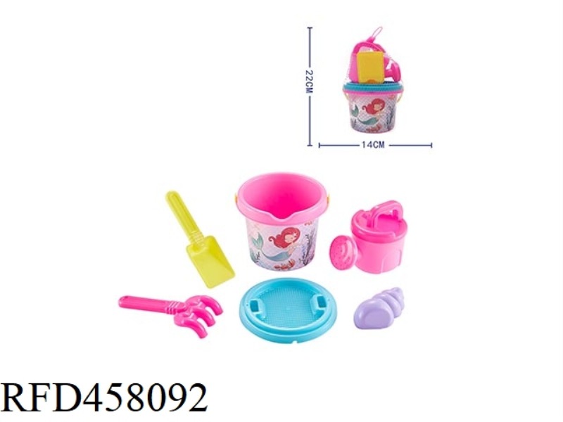 6-PIECE BEACH BUCKET SET