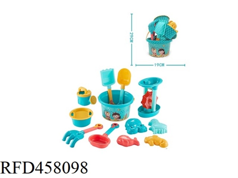 13 PIECE BEACH BUCKET