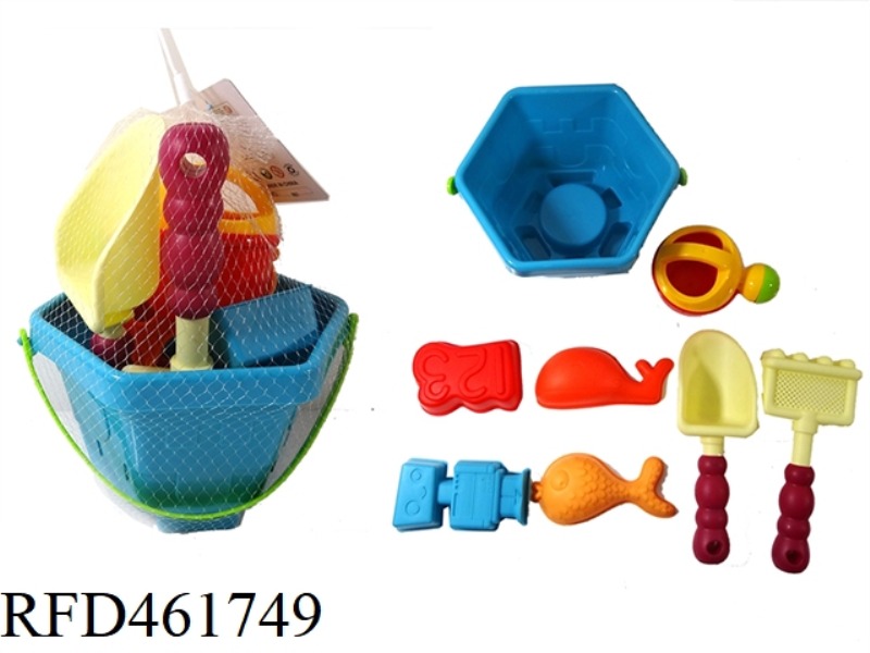 MESH BAG BEACH BUCKET 8PCS