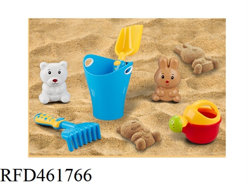 MESH BAG BEACH BUCKET SET 6PCS