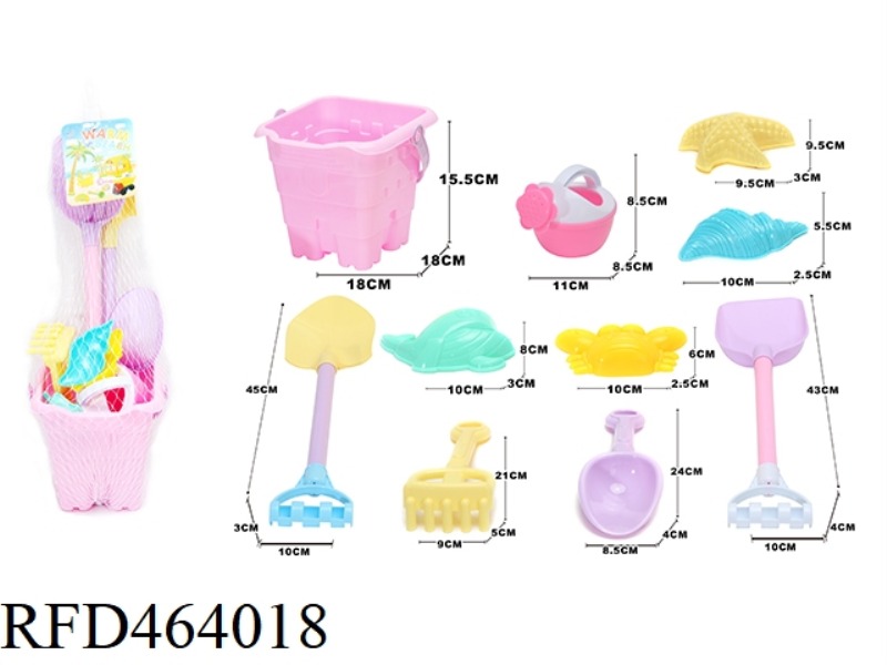 BEACH BUCKET (10 PIECE SET)