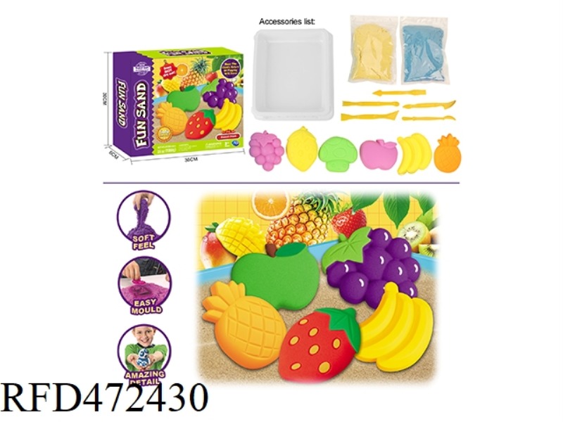 SPACE SAND / PULL SAND FRUIT SET