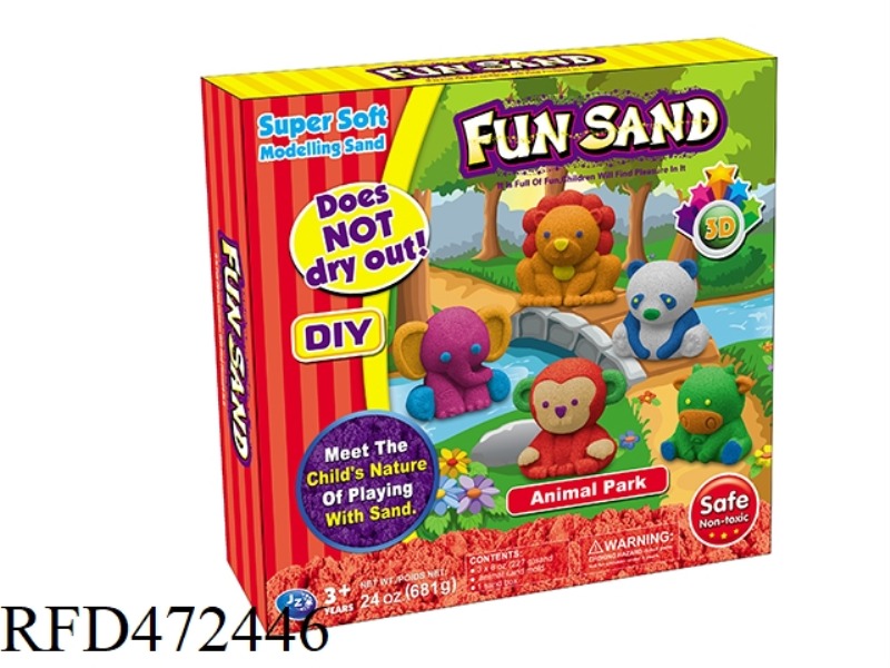 SPACE SAND 3D ANIMAL PARK SET