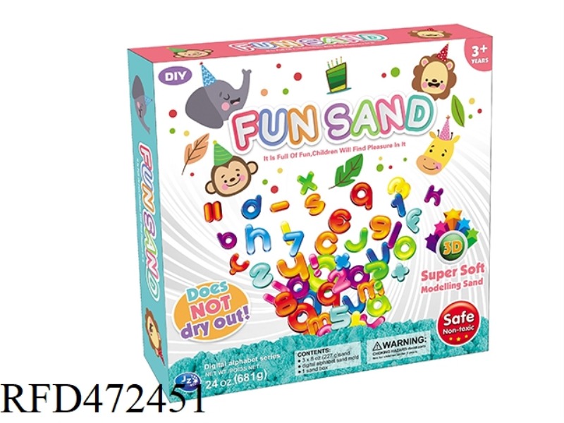 SPACE SAND PUZZLE ENGLISH DIGITAL SET
