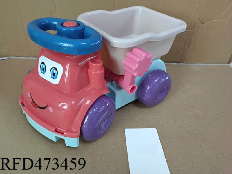 BEACH CARTOON BUCKET TRUCK