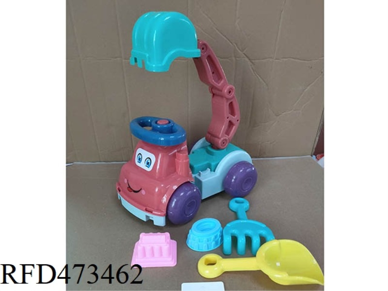 BEACH CARTOON HOOK CAR