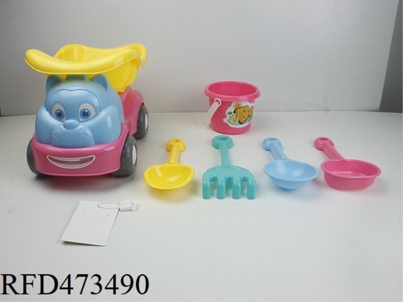 BEACH CARTOON CAR (6PCS)