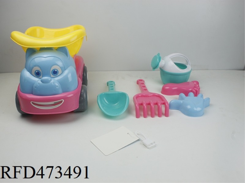 BEACH CARTOON CAR (6PCS)